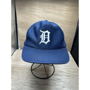Vintage Detroit Tigers Snapback Trucker Baseball Hat U.I.I. Mesh Size M / L